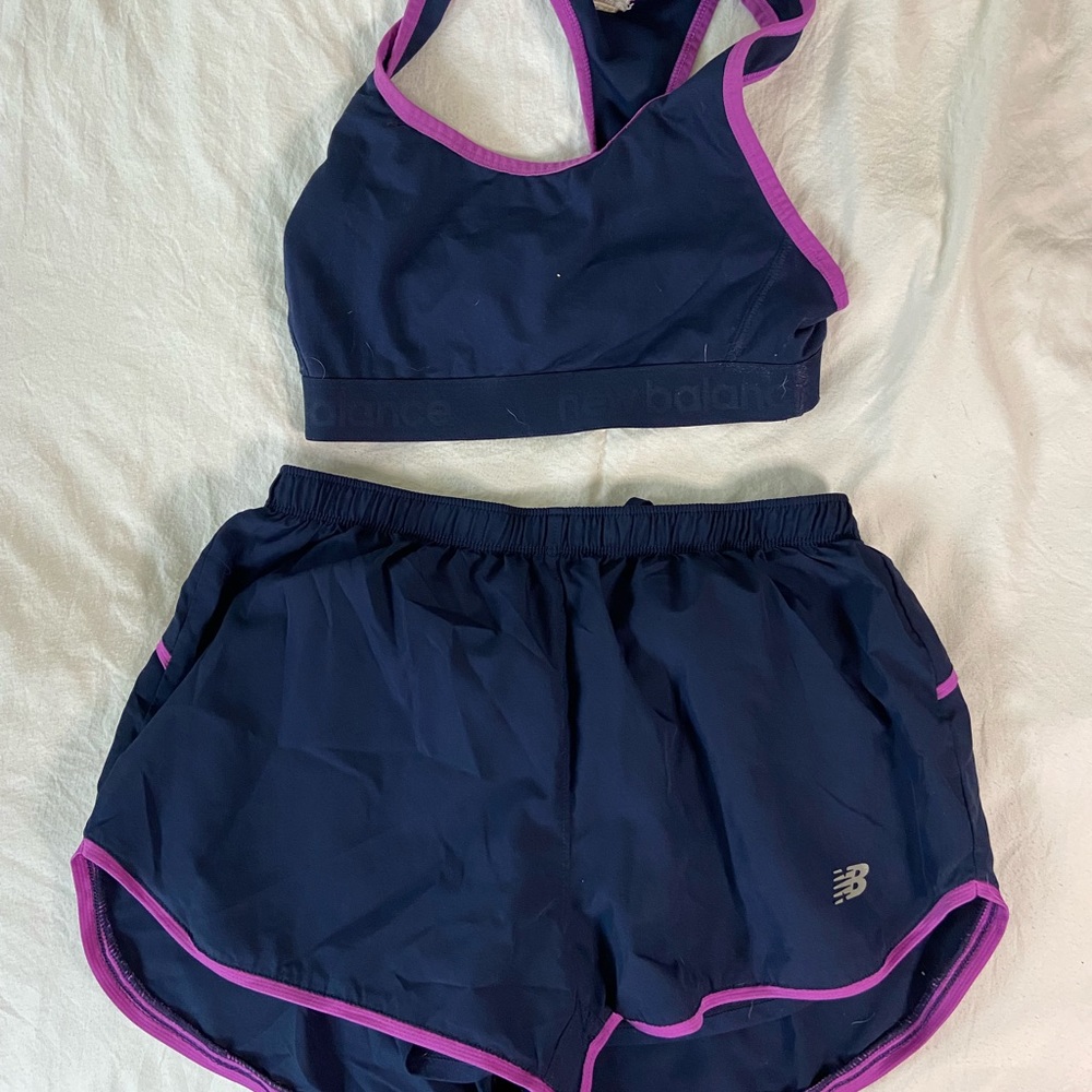 COPY - New balance short and sports bra set
